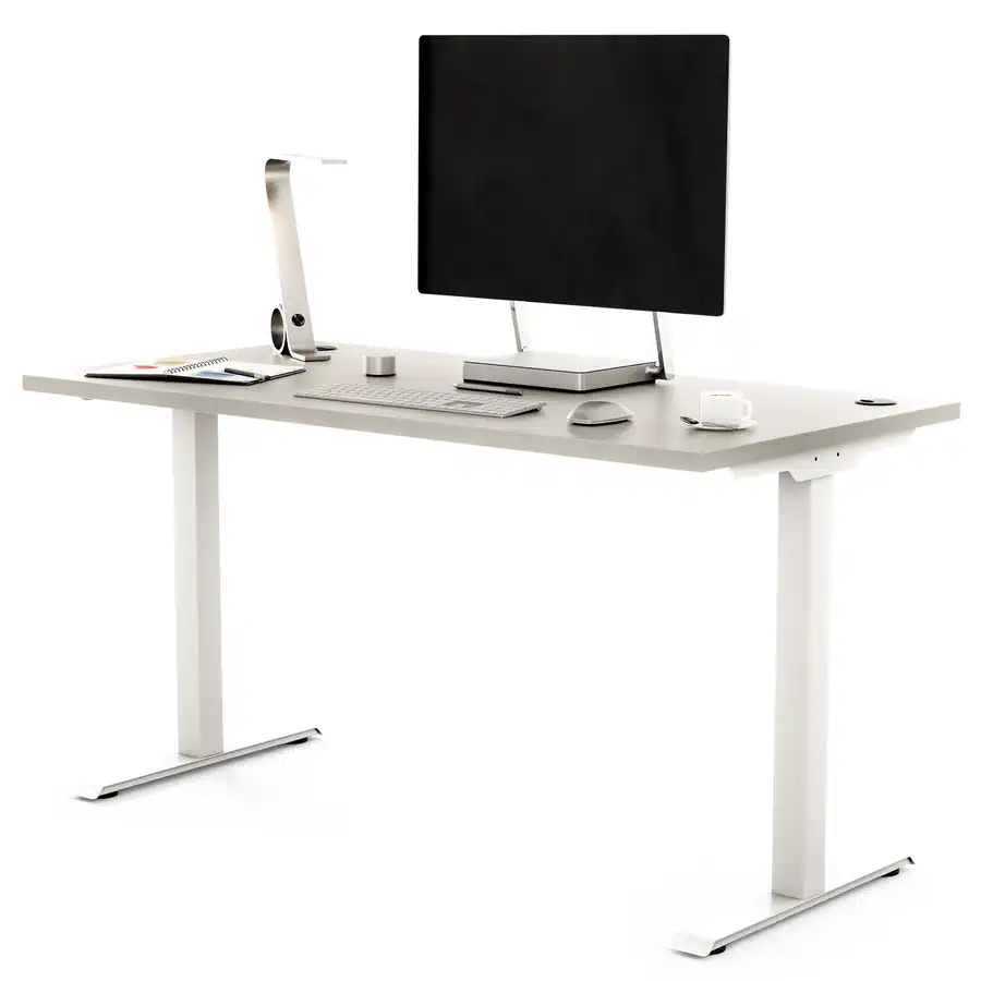 biurko na nodze metalowej pro-t z dodatkami